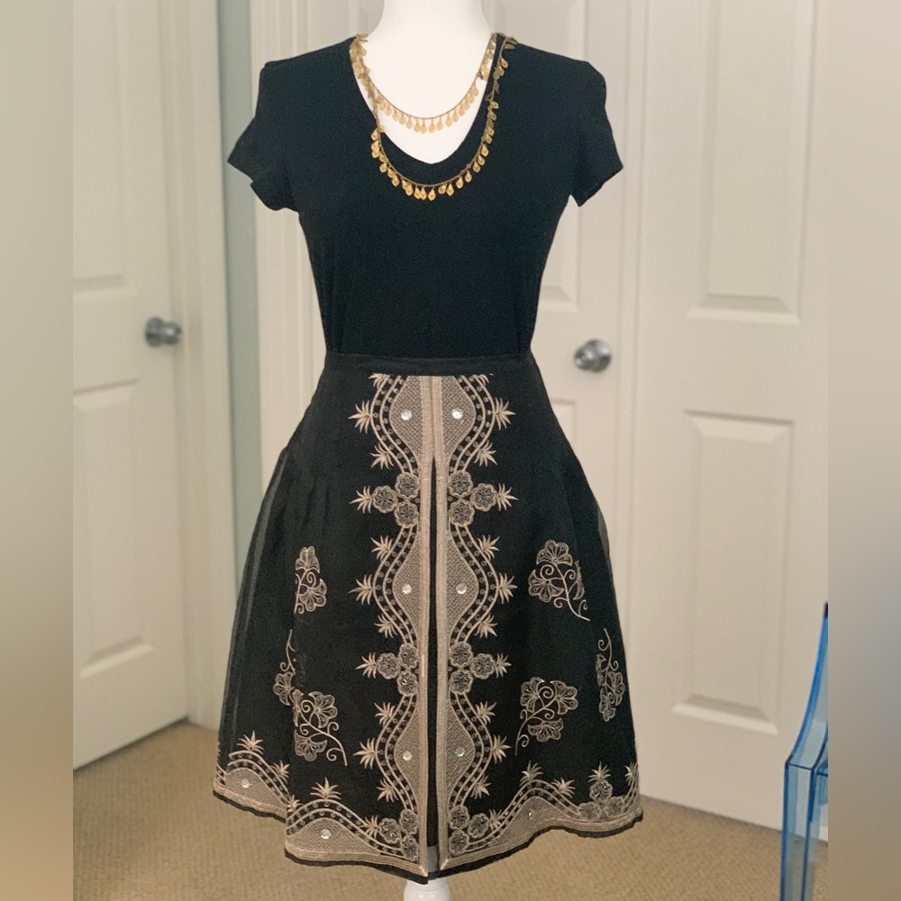Carole Little Moroccan Inspired Skirt Size 8